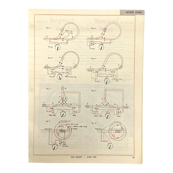 Toy Trains 1952 June Herb Mott Cover and Oct Frank Ellison Layout Magazines A988 - Picture 8 of 8